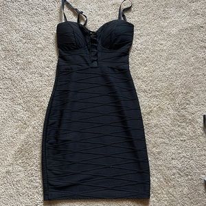Eclipse black mini dress